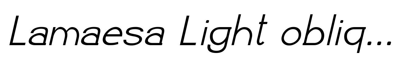 Lamaesa Light oblique